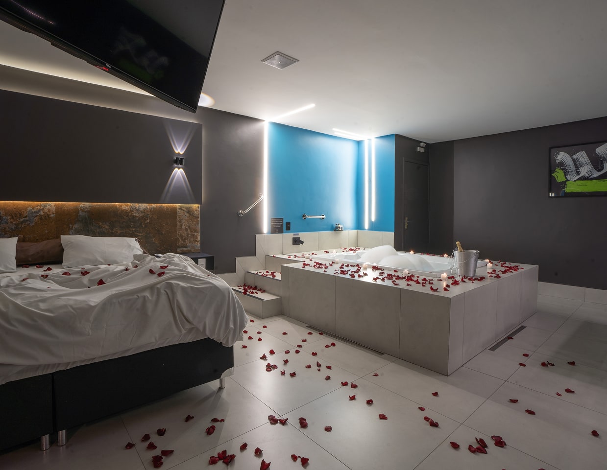 Suíte decorada especialmente